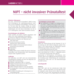 LaborAktuell: NIPT - nicht invasiver Pränataltest